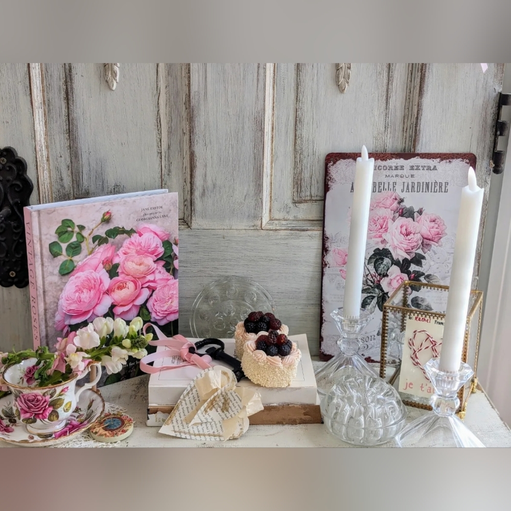 Candles and glass holders